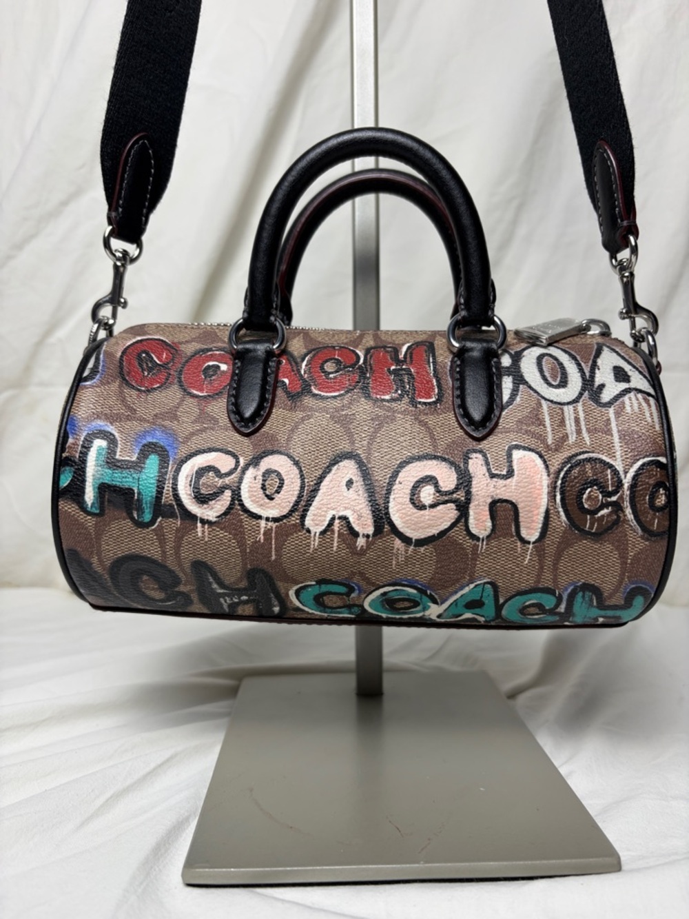 Coach x Mint + Serf Graffiti Mini Satchel Crossbody – Rare Collab 🎨 - Picture 7 of 13